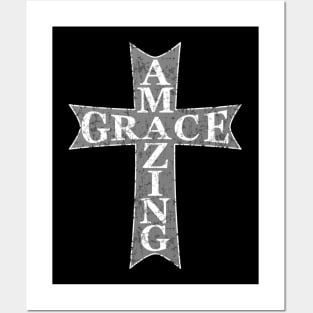Amazing Grace cross Posters and Art
